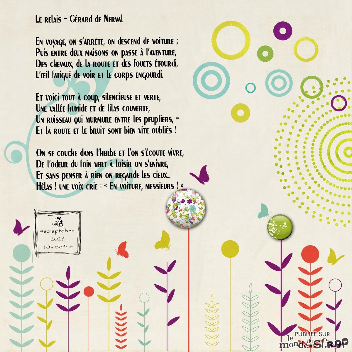 #10 Poésie - Scraptober 2026