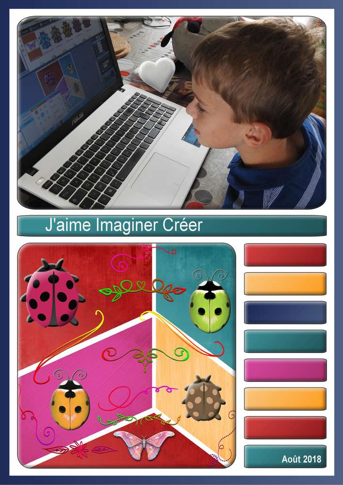 11-ENFANT - LE SCRAPTOBER : CHALLENGE DU MOIS D'OCTOBRE