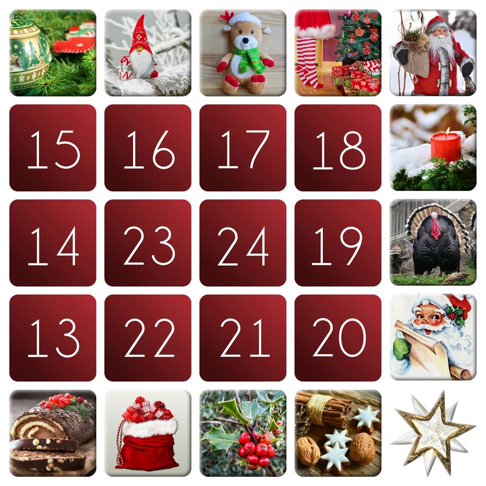 12-BUCHE - LE CALENDRIER DE L'AVENT - (1)