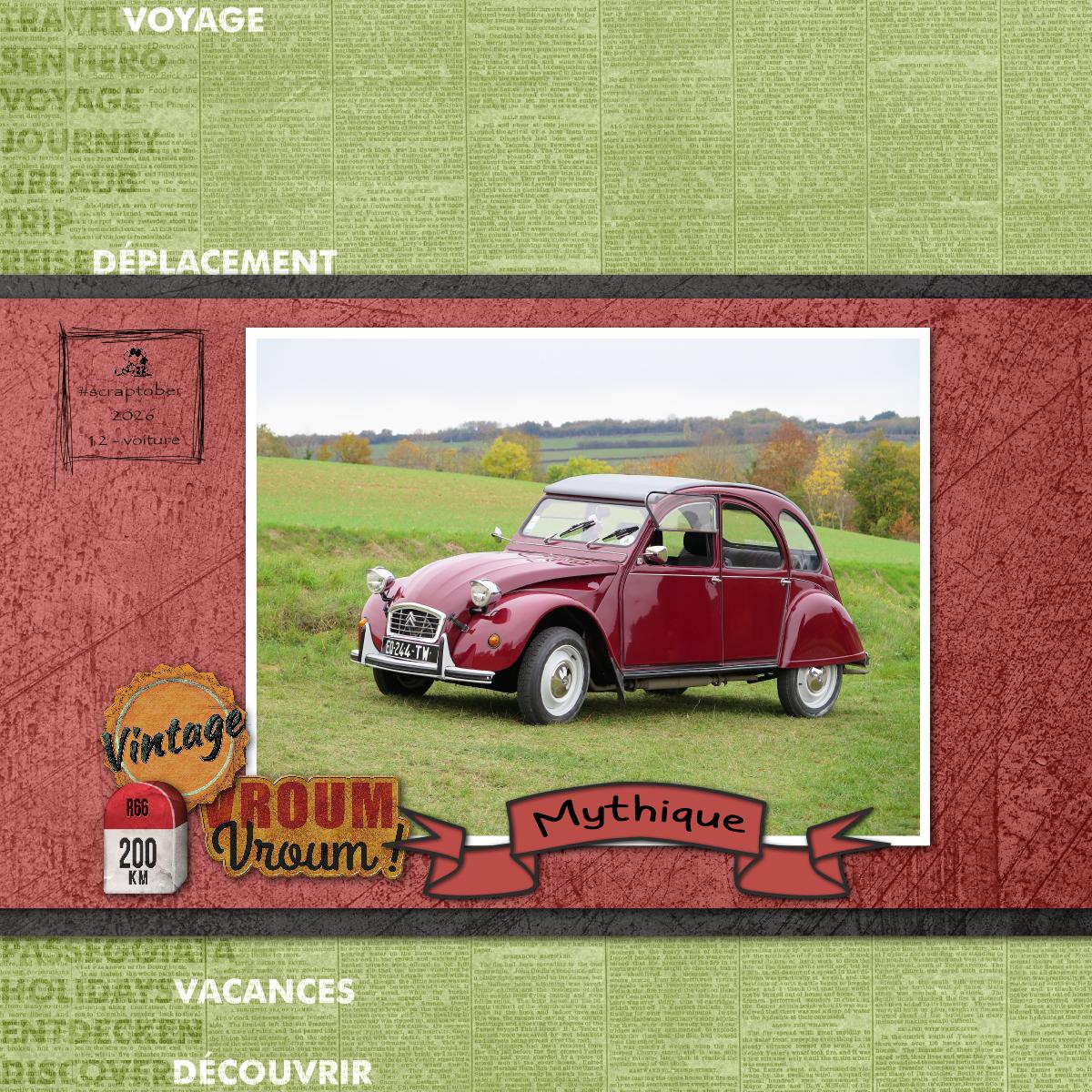 #12 Voiture - Scraptober 2026