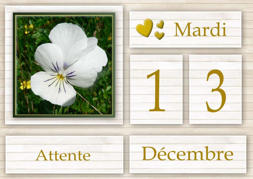 13-CALENDRIER DE L'AVENT - 13 DECEMBRE