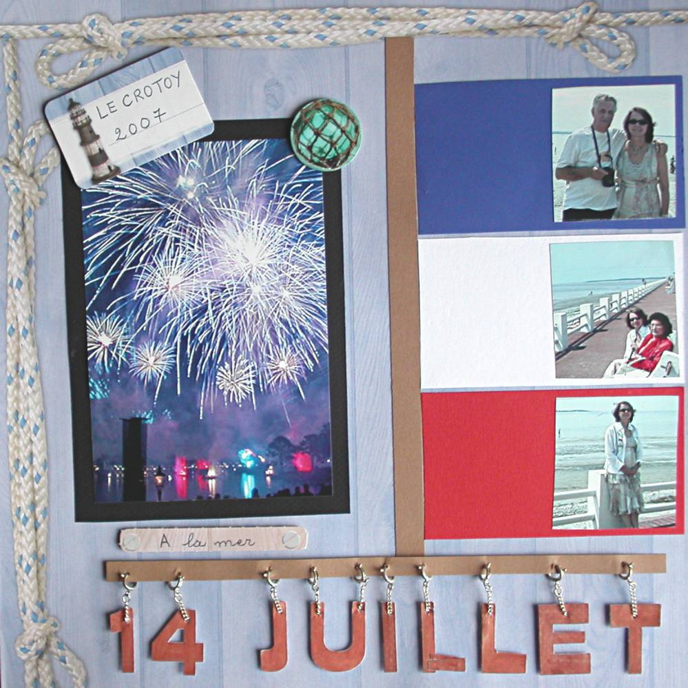 14 juillet à la mer