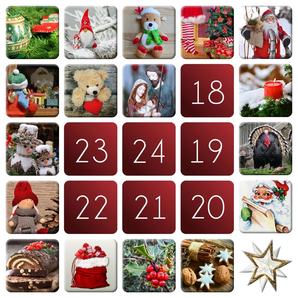 17-CRECHE - LE CALENDRIER DE L'AVENT - (1)