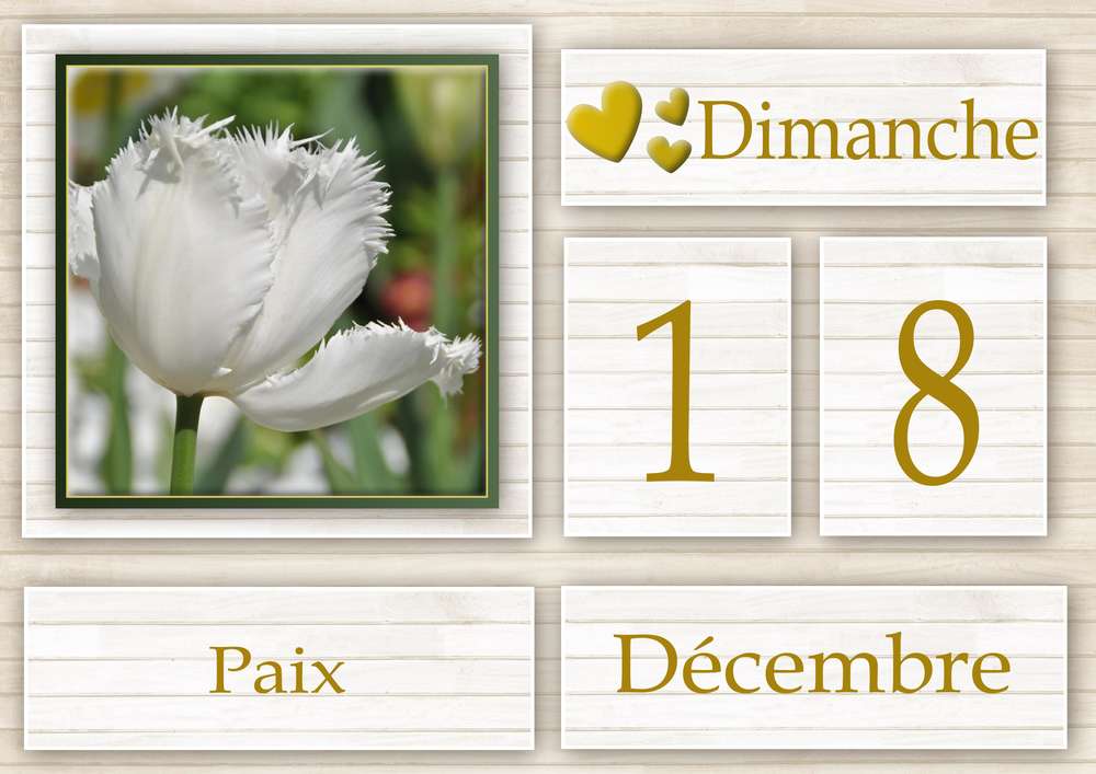 18-CALENDRIER DE L'AVENT - 18 DECEMBRE