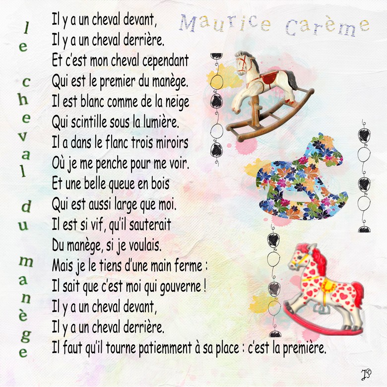 18 le cheval du manège Maurice Carême