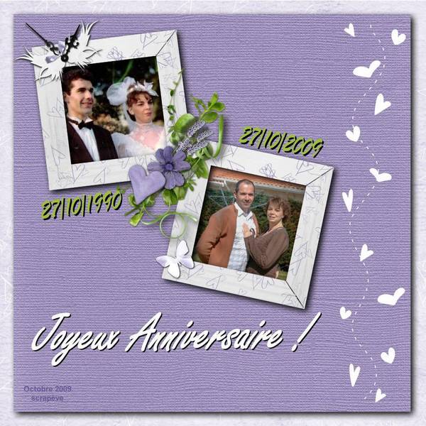 19 ANS DE MARIAGE ! ça se fête !