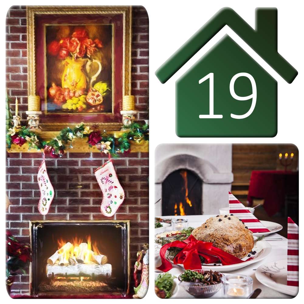 19-CHEMINEE - LE CALENDRIER DE L'AVENT - (2)