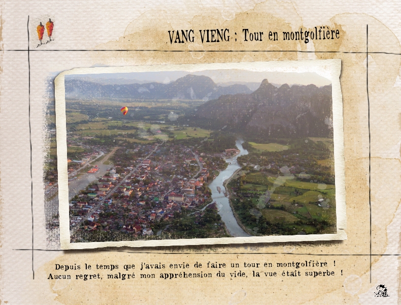 19 - Vang Vieng en montgolfière