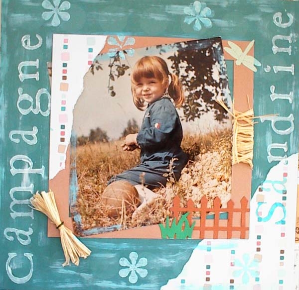 1972 Sandrine à la Campagne