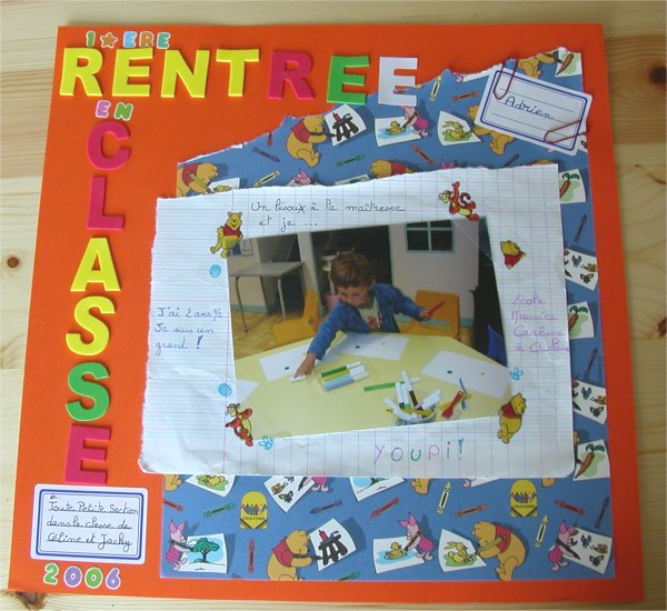 1ere rentrée des classes