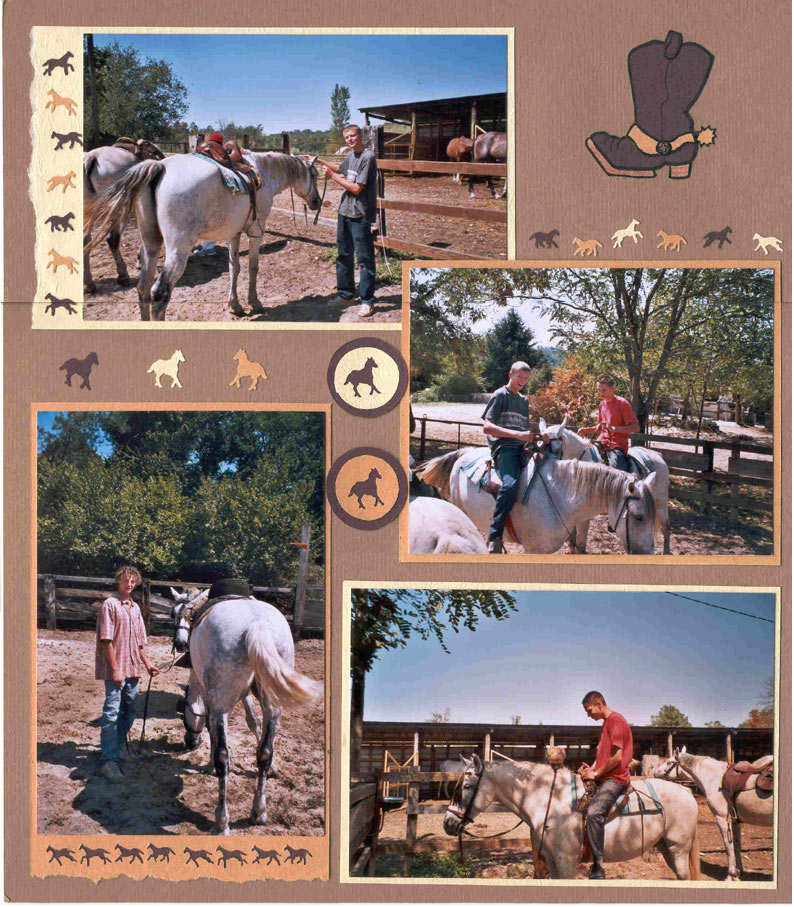 1ère sortie à cheval, page droite