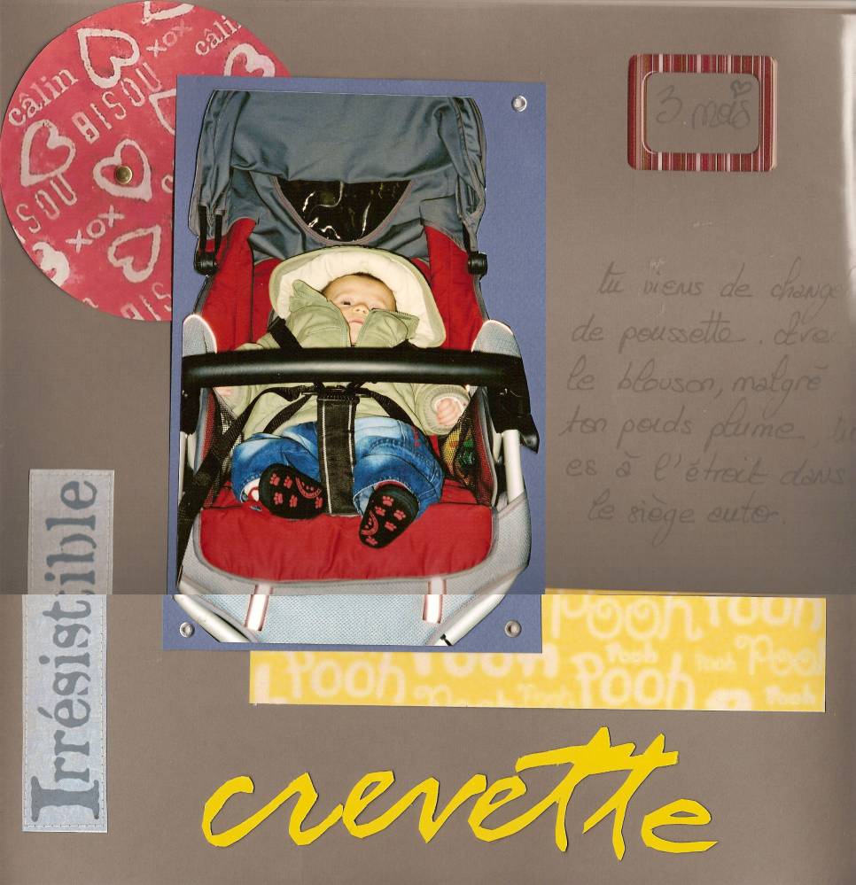 1ère sortie dans la poussette sans le cosy