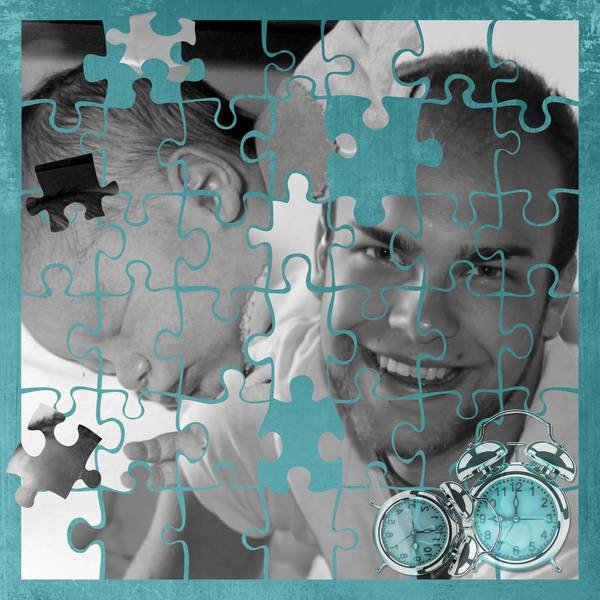2 en 1 "puzzle et donne moi le temps
