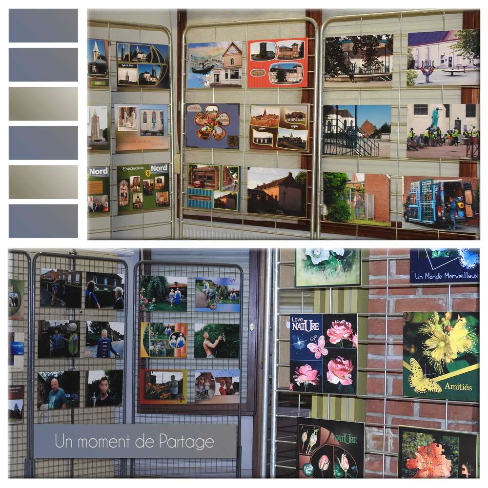 2-EXPOSITION AU FOYER SOCIO-CULTUREL LAIC JACQUES BREL - ESCAUDAIN