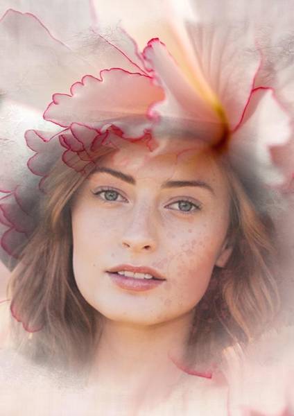 2-PORTRAIT DEUX PHOTOS - A LA MANIERE D'ANTONIO MORA