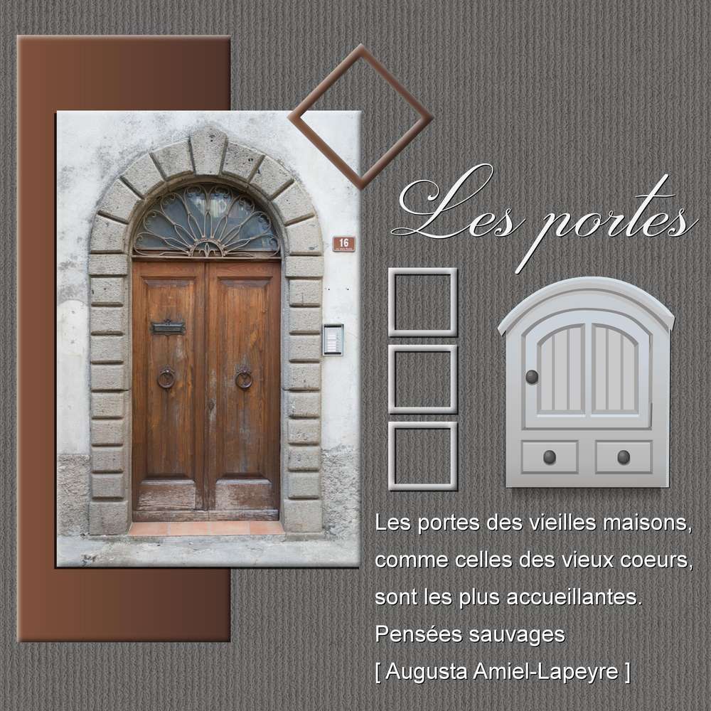 2-REALISATION DU CHALLENGE - LES PORTES