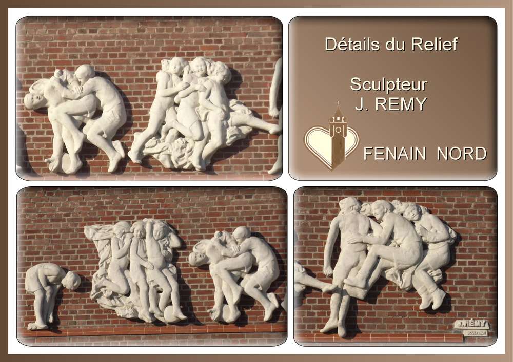 2-RELIEF DU SCULPTEUR J. REMY (DETAILS)
