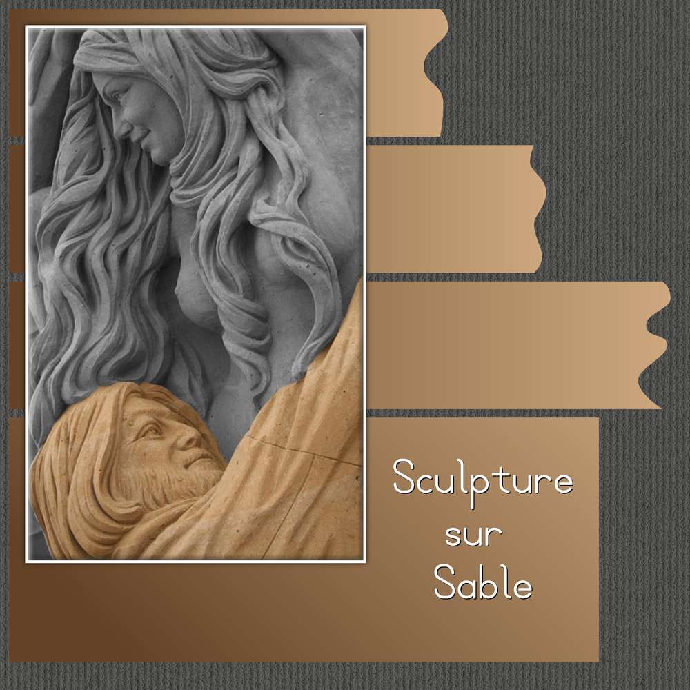 2-SCULPTURE SUR SABLE
