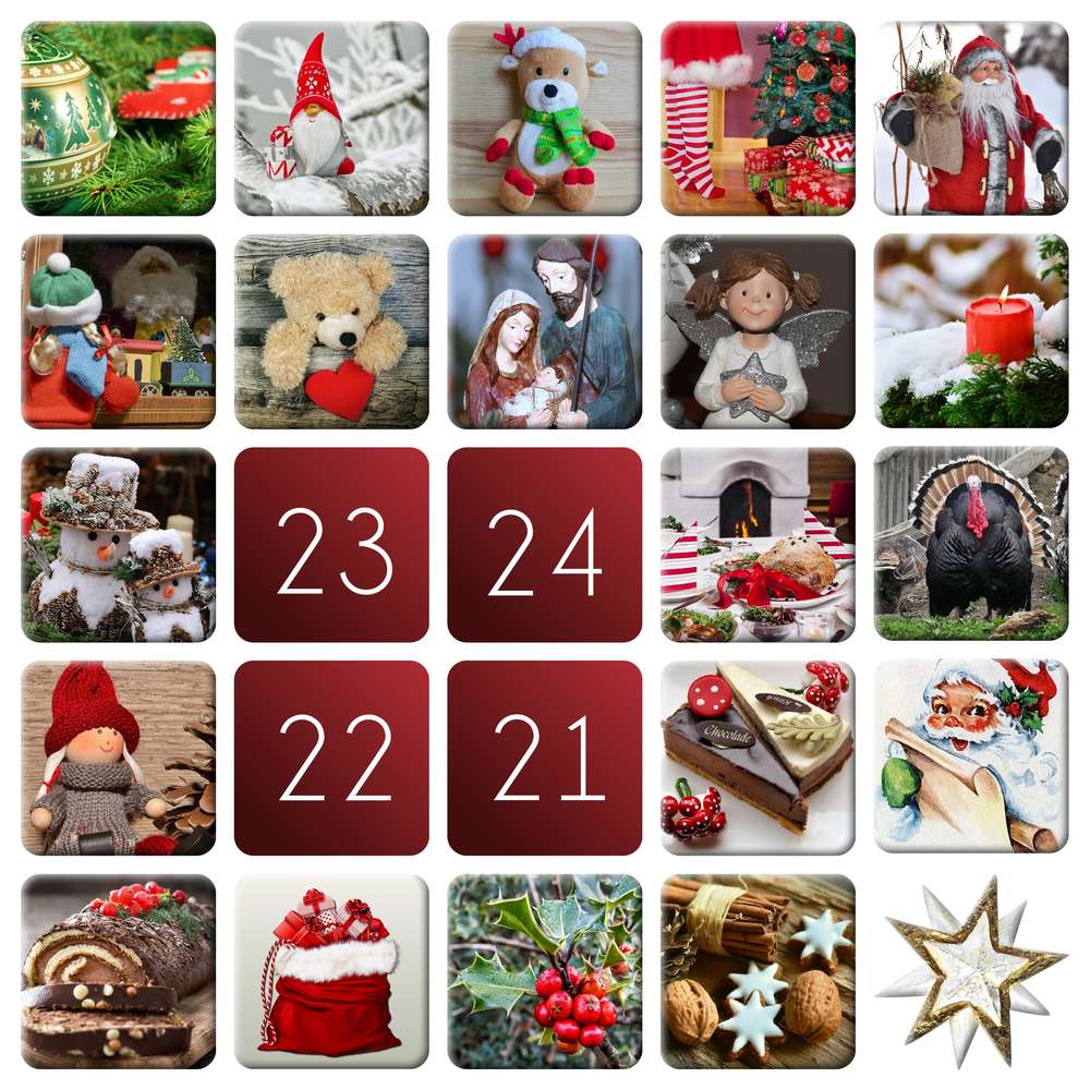 20-GATEAU - LE CALENDRIER DE L'AVENT - (1)