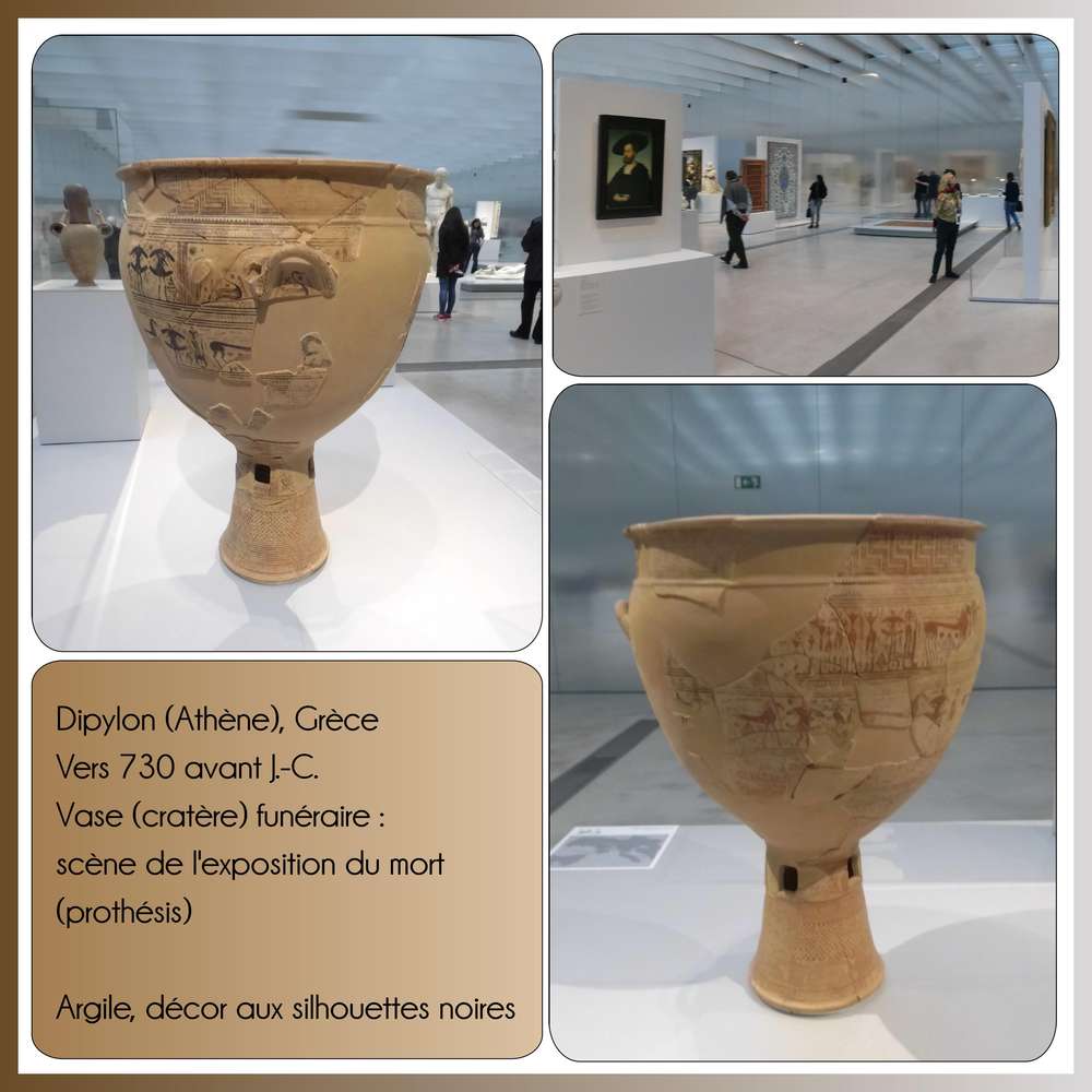 20-LE LOUVRE LENS - VASE FUNERAIRE