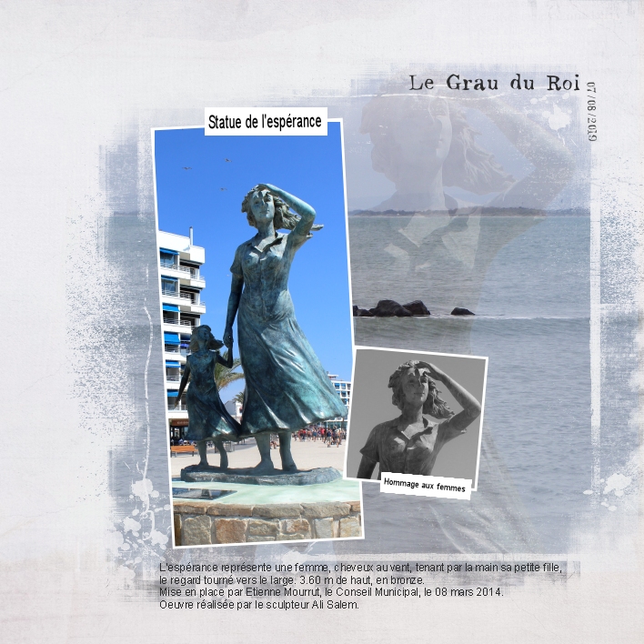 2019 Le Grau du Roi Statue de l'espérance