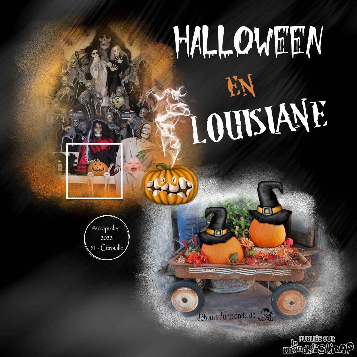 2022 Scraptober 31 - Citrouille