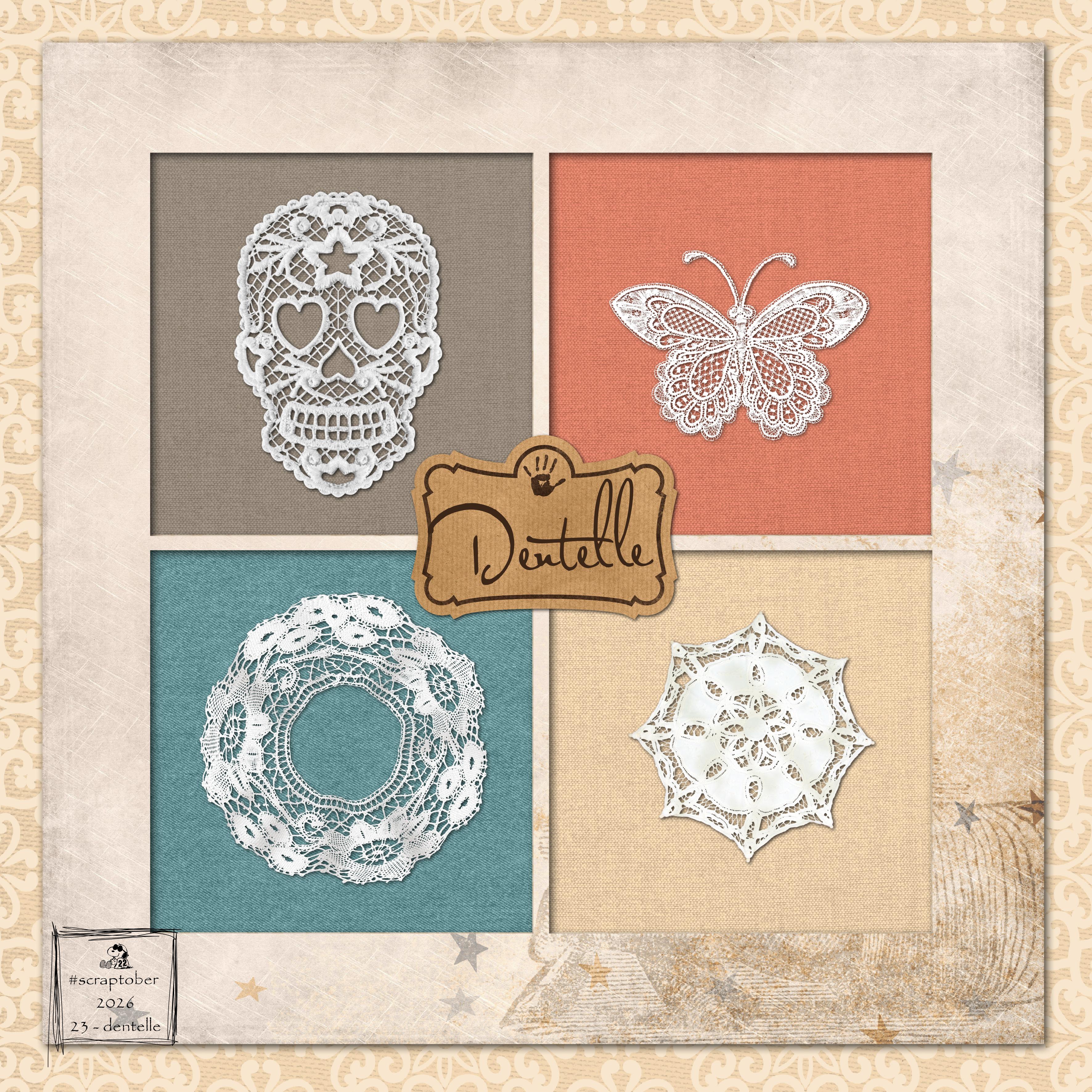 #23 Dentelle - Scraptober 2026