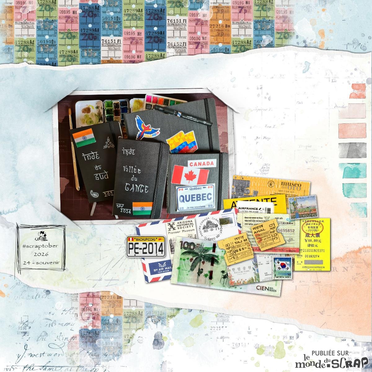 #24 souvenirs - Scraptober 2026
