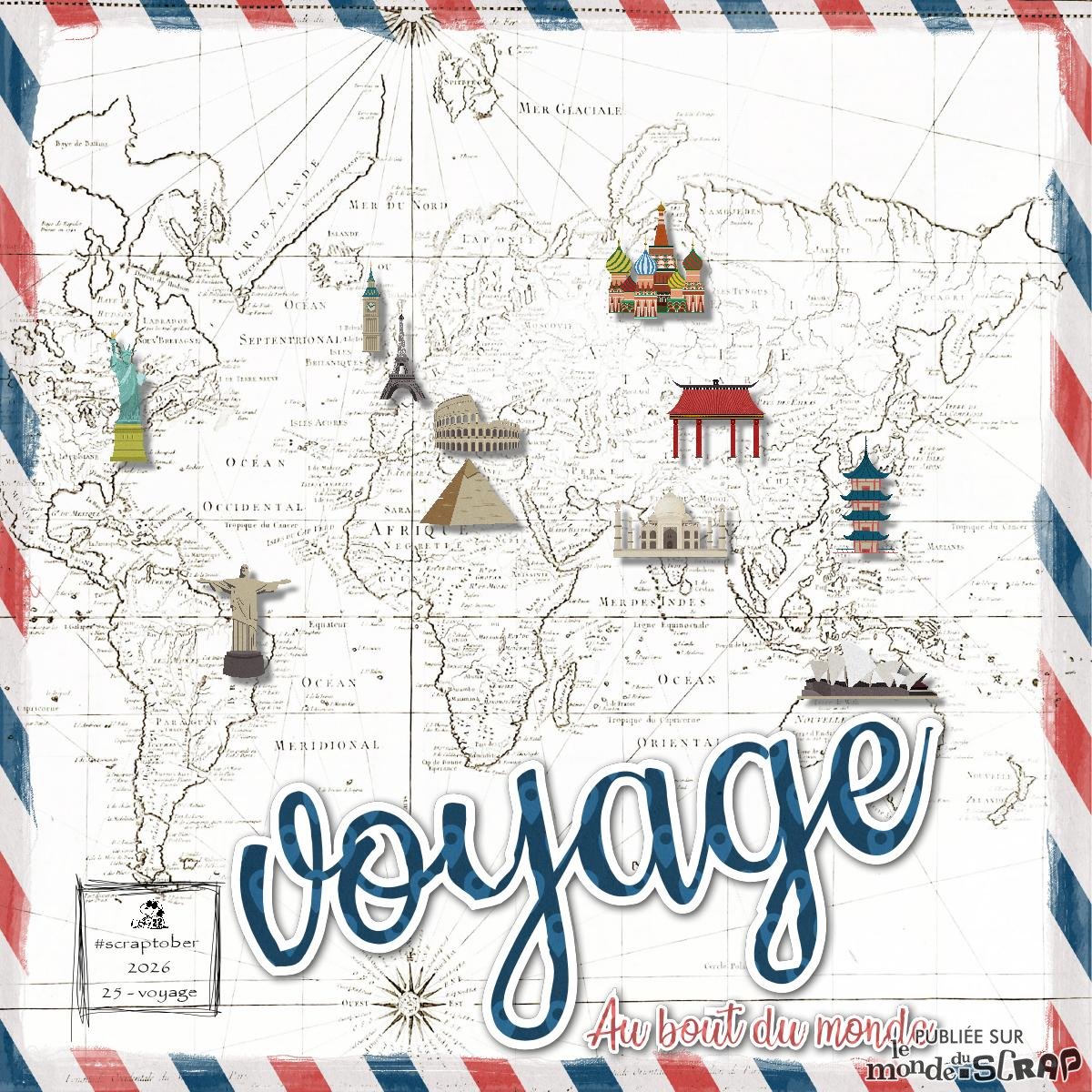 #25 Voyages - Scraptober 2026