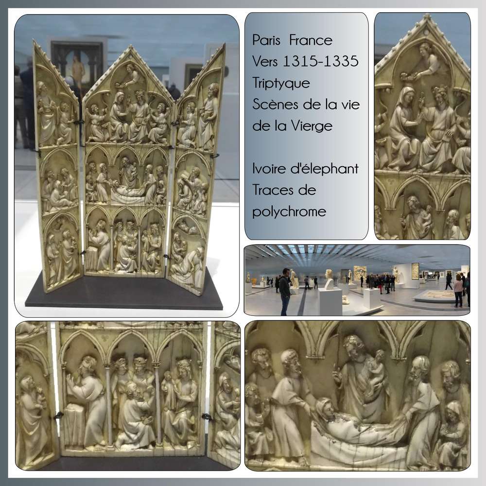 27-LE LOUVRE LENS - TRIPTYQUE-SCENES DE LA VIE DE LA VIERGE