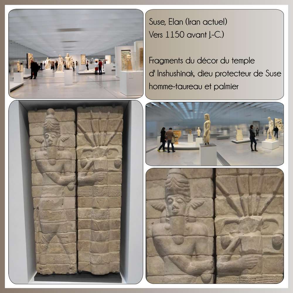 29-LE LOUVRE LENS - INSHUSHINAK DIEU PROTECTEUR DE SUSE HOMME-TAUREAU ET P