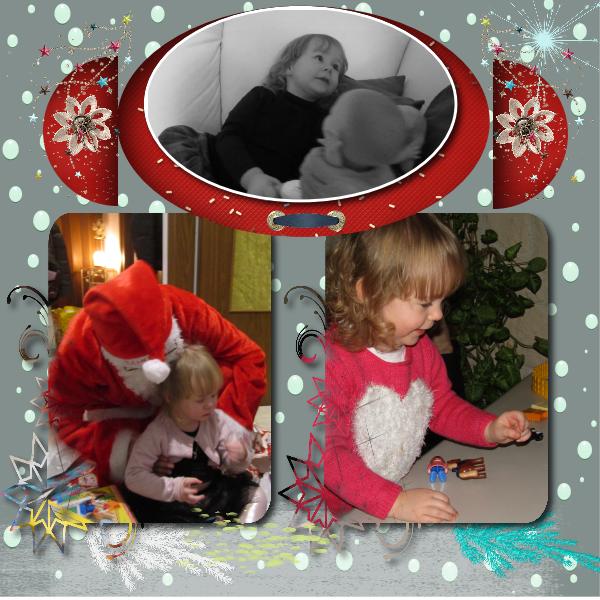 2ème  Noël  pour notre petite Mia