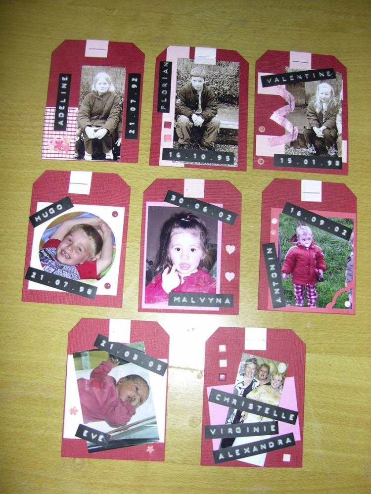 2ième album à soufflet : les tags