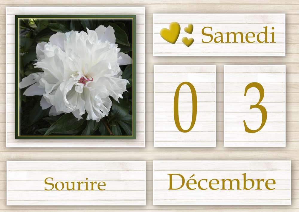 3-CALENDRIER DE L'AVENT - 3 DECEMBRE
