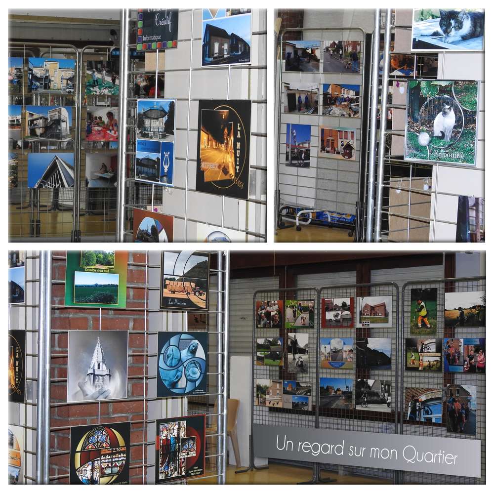 3-EXPOSITION AU FOYER SOCIO-CULTUREL LAIC JACQUES BREL - ESCAUDAIN