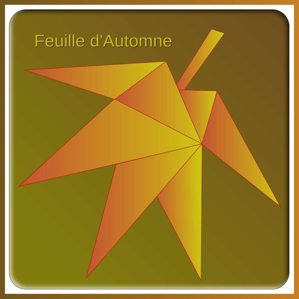 3-REALISATION - FEUILLE D'AUTOMNE