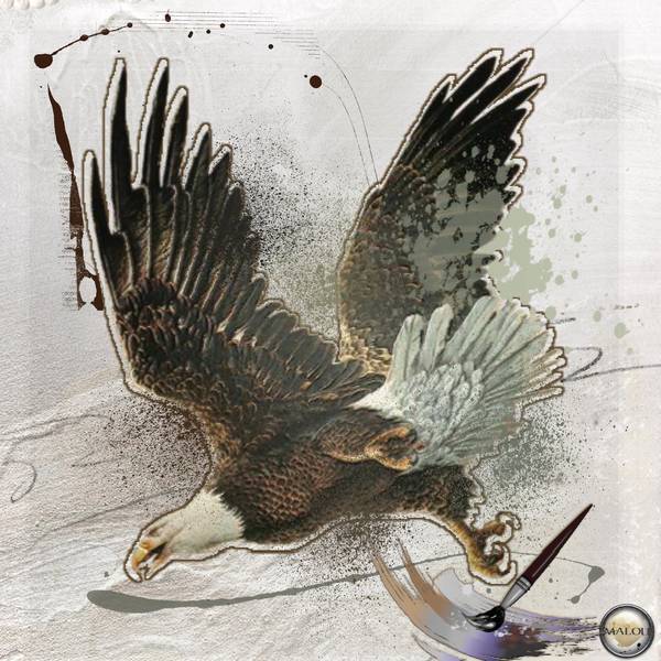 3ème et dernier essai de peinture artistique selon tuto à Malou du blog