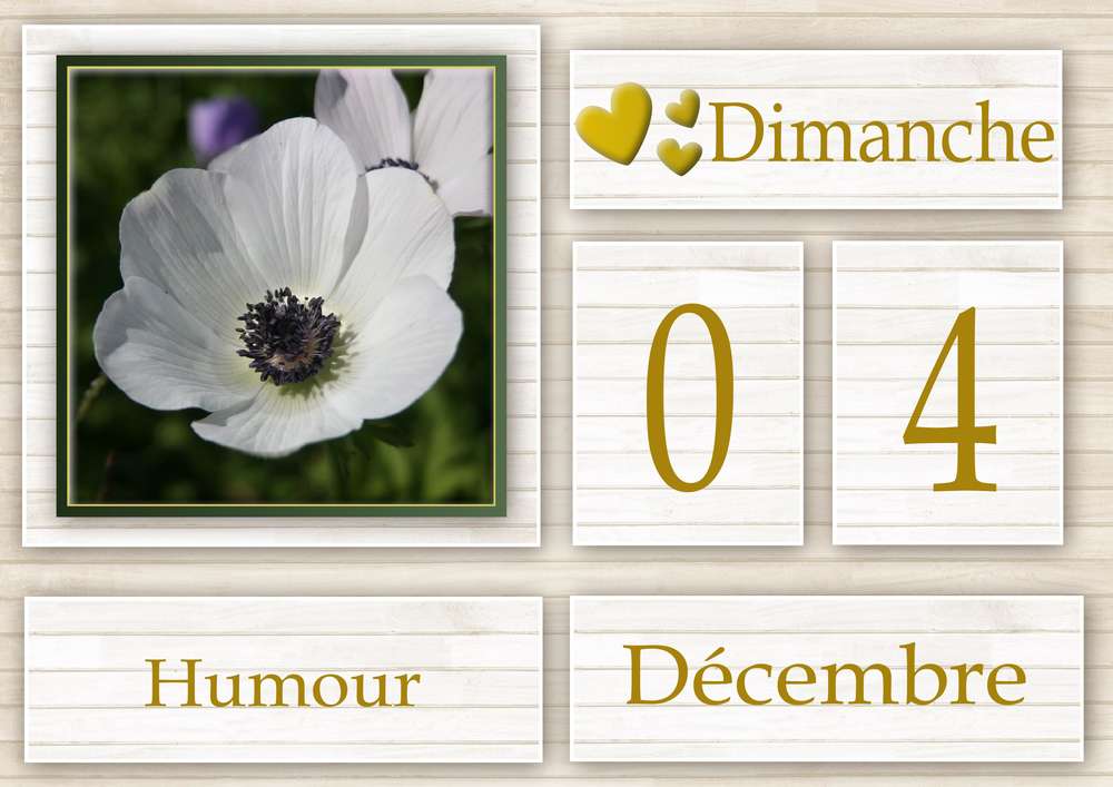 4-CALENDRIER DE L'AVENT - 4 DECEMBRE