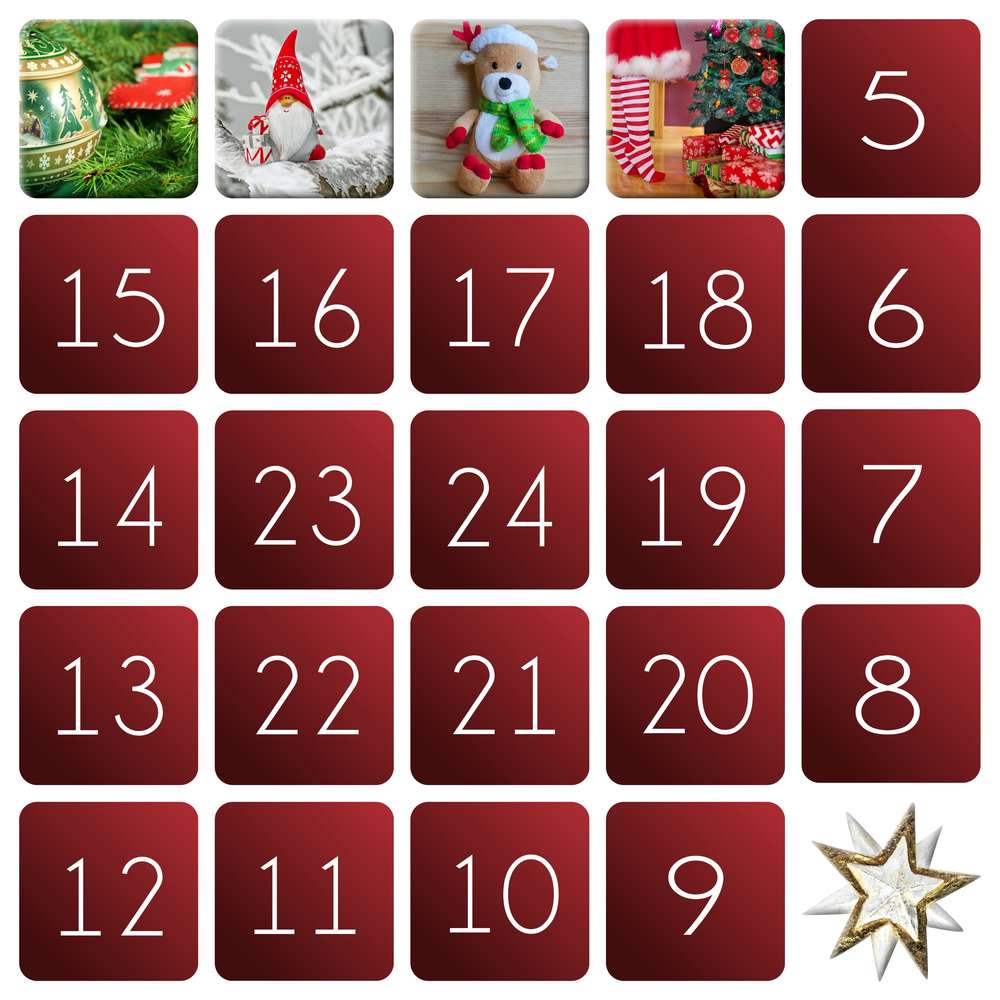 4-DECORATION - LE CALENDRIER DE L'AVENT - (1)