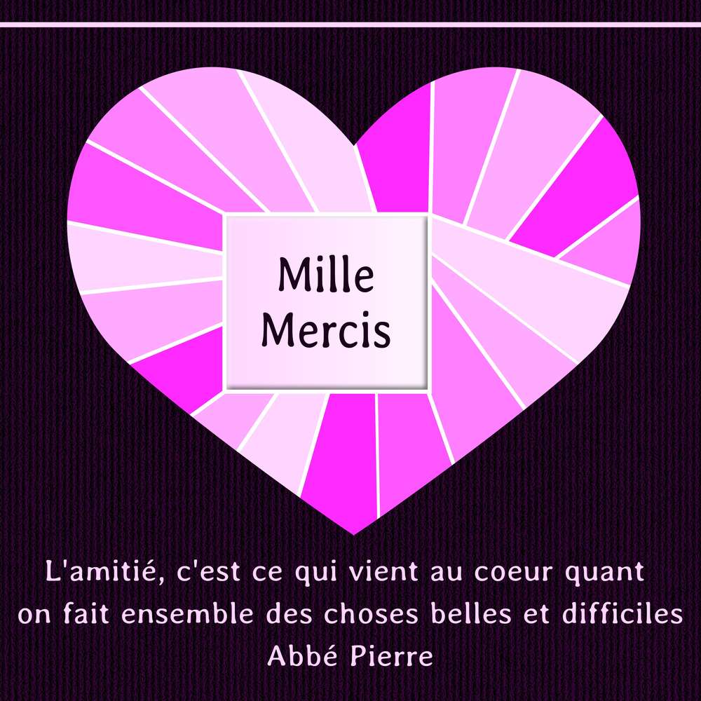 4-REALISATION - MILLE MERCIS