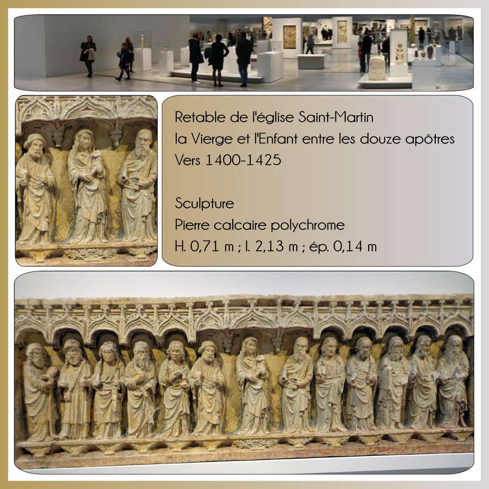 44-LE LOUVRE LENS - RETABLE DE L'EGLISE SAINT-MARTIN