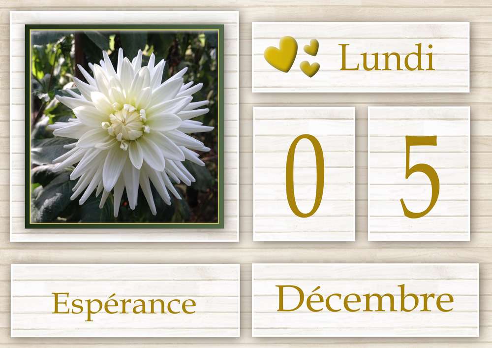 5-CALENDRIER DE L'AVENT - 5 DECEMBRE