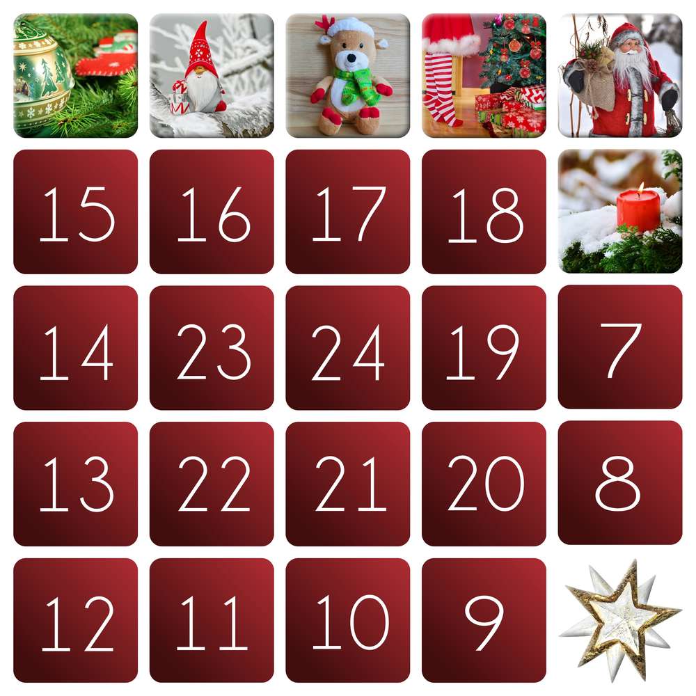 6-BOUGIE - LE CALENDRIER DE L'AVENT - (1)