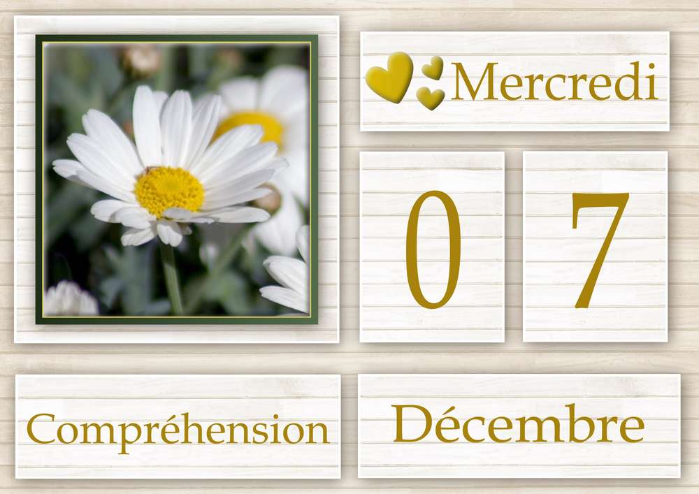 7-CALENDRIER DE L'AVENT - 7 DECEMBRE