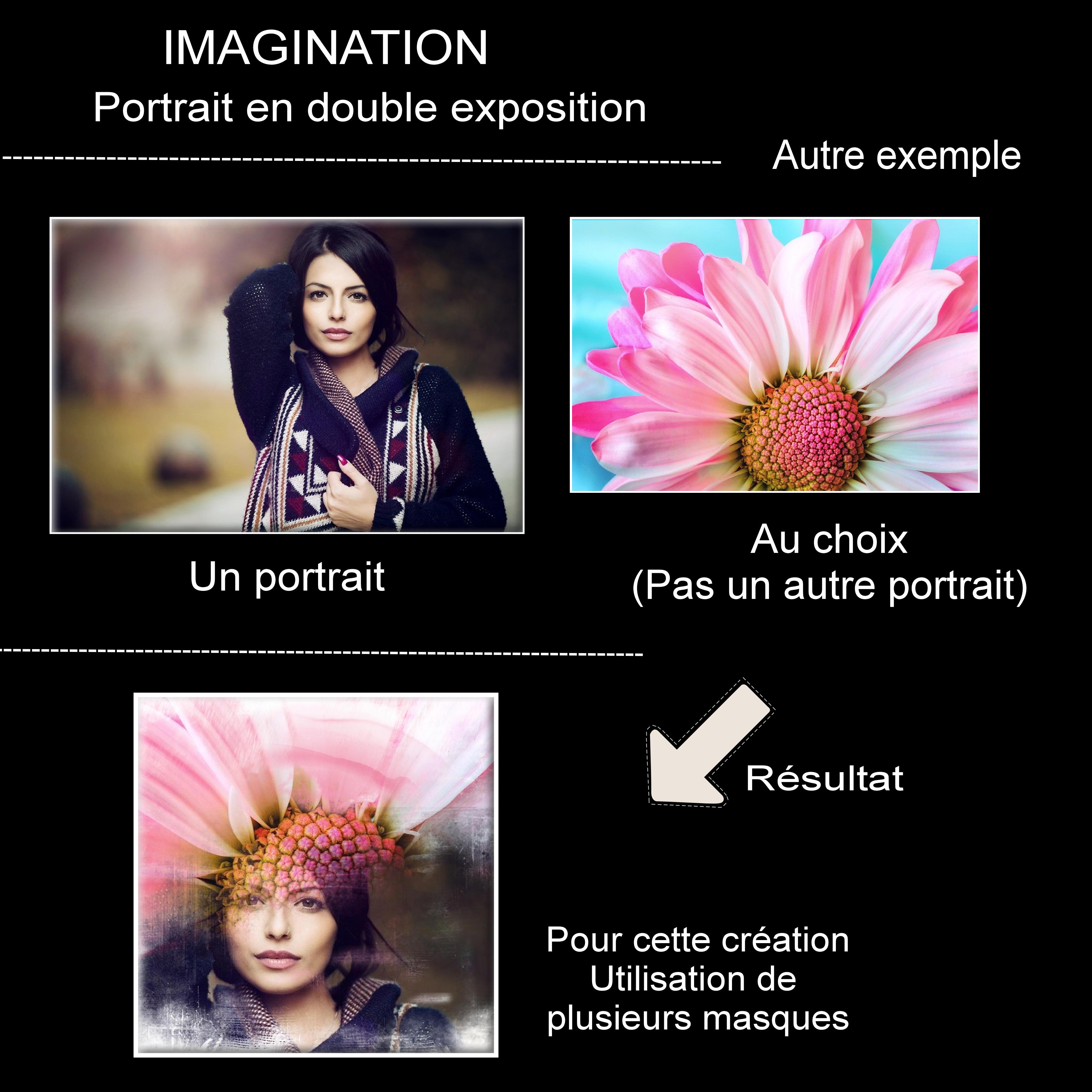 7-CHALLENGE - IMAGINATION - PORTRAIT EN DOUBLE EXPOSITION