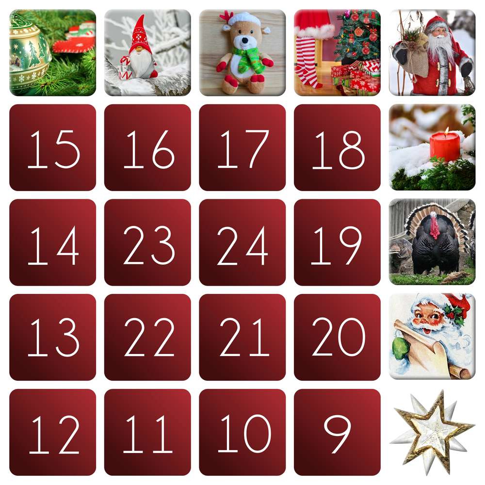 8-LETTRE - LE CALENDRIER DE L'AVENT - (1)