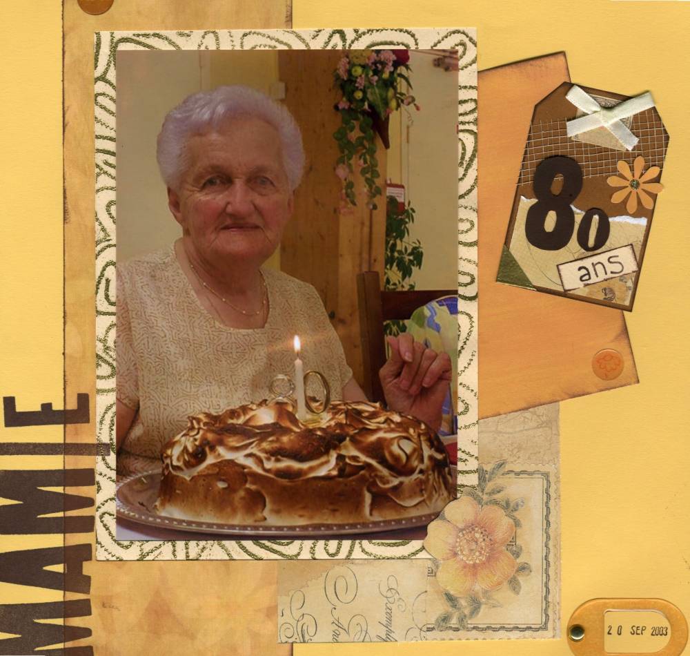 80 ans Mamie