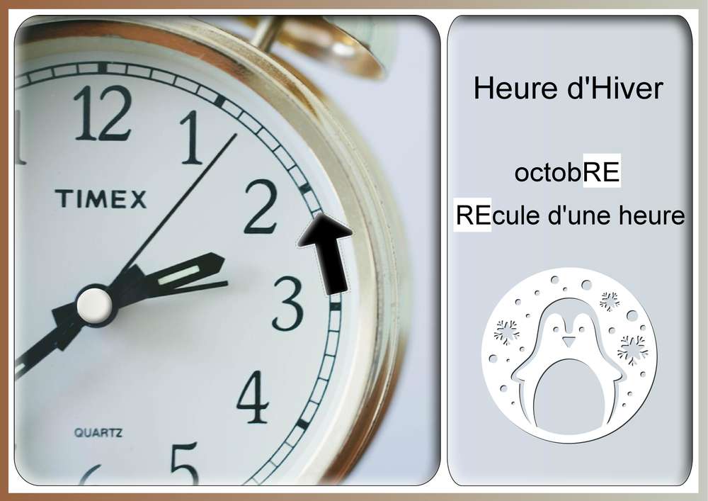 9 - DEBUT DE L'HEURE D'HIVER
