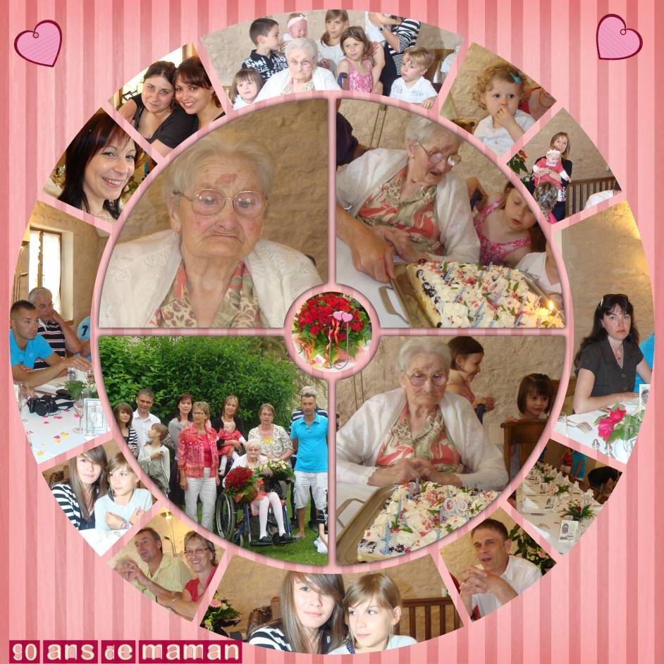 90 ans de ma mére