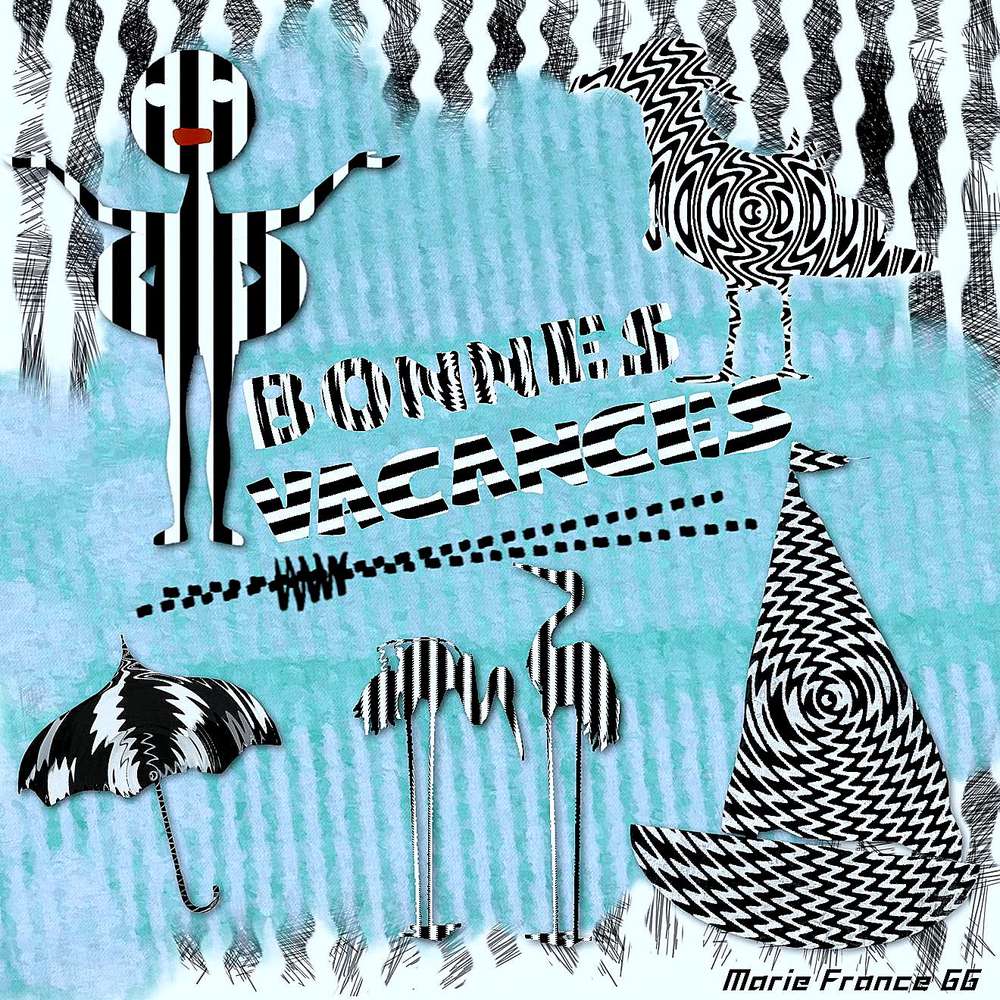 A la maniere de Vasarely defi Gilberte